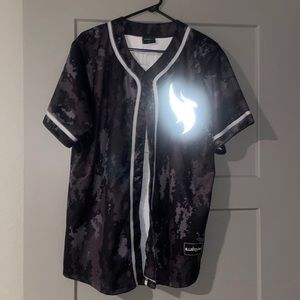 ILLENiUM 3M Digital Black Camo Baseball Jersey